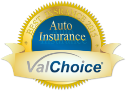 ValChoice Award for best Auto Insurance