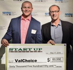 New Hampshire Start Up Challenge 1st Place Winner. Prize total equaled $60,550.