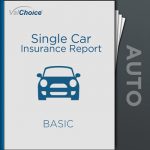 The Single Car Insurance Report compares a single company to the industry average