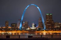 The arch over St. Louis and the image for the ValChoice Find and insurance agent in Missouri, Best Car Insurance in Missouri and Best Home Insurance in Missouri web page.