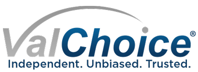 ValChoice Logo - Independent. Unbiased. Trusted.